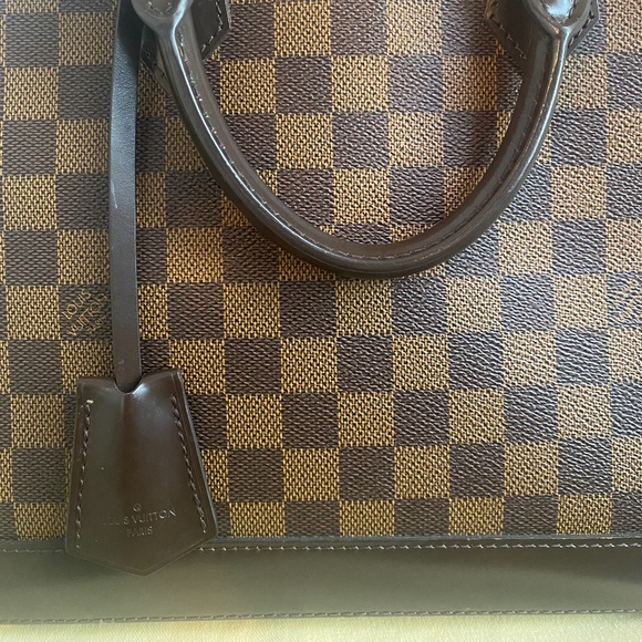 Louis Vuitton Brown Checkered Satchel - Picture 7 of 14